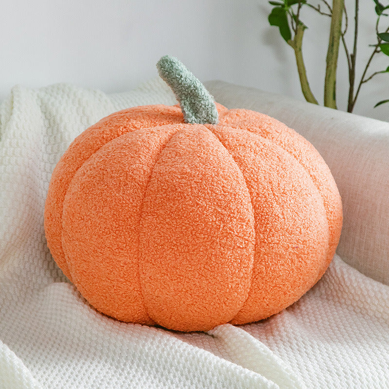 Cozy pumpkin decorative pillow
