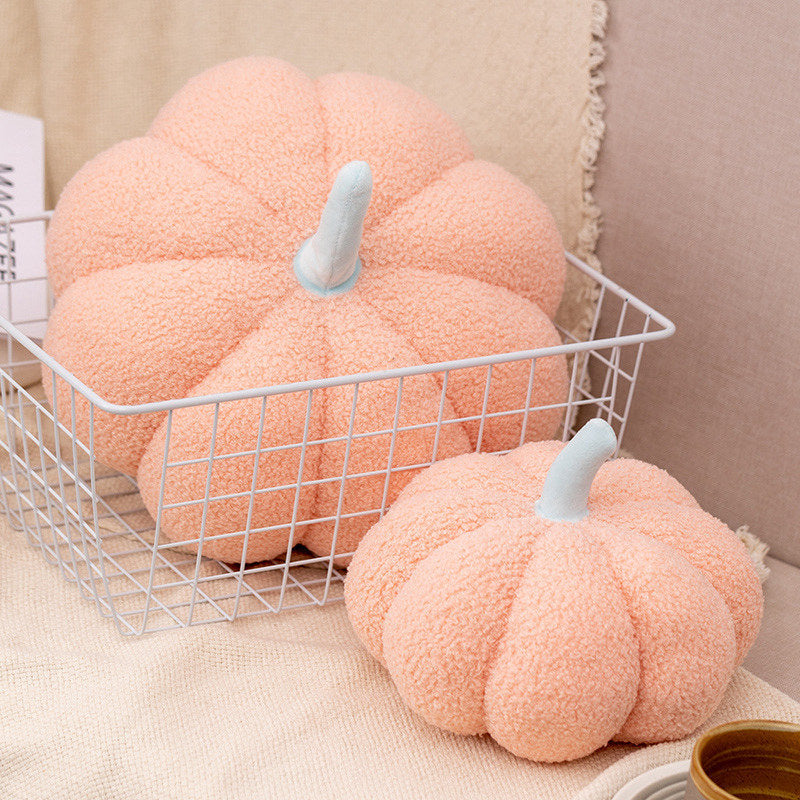 Cozy pumpkin decorative pillow
