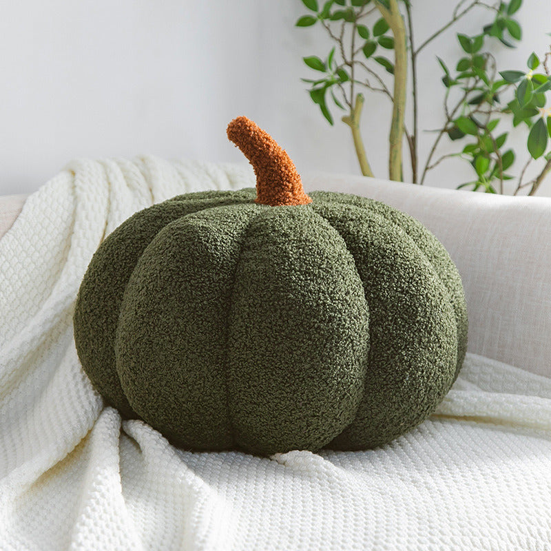 Cozy pumpkin decorative pillow