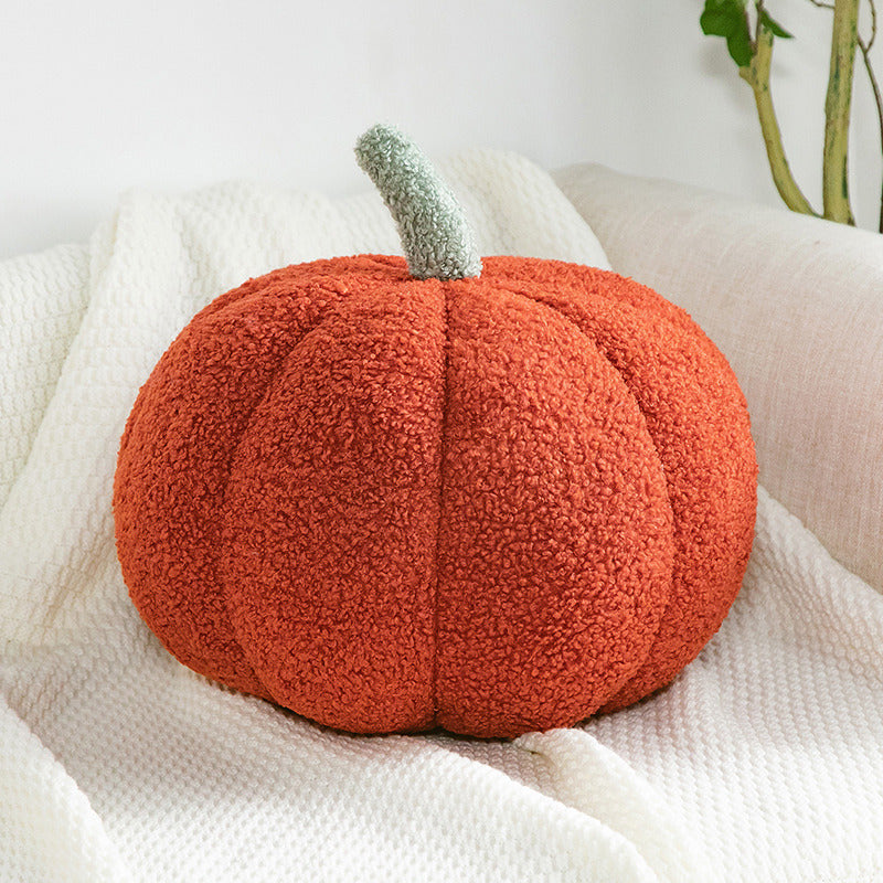 Cozy pumpkin decorative pillow
